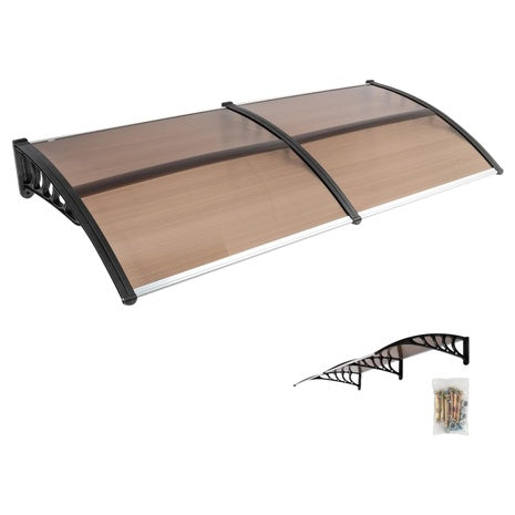 Trygoal 80" X 38" Polycarbonate Door Awning