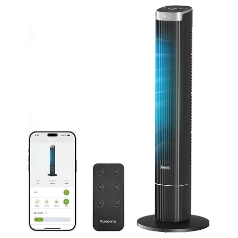 42” Oscillating WiFi Tower Fan