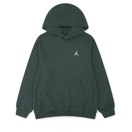 Jordan Boys' Cable Pull On Long Sleeve Hoodie