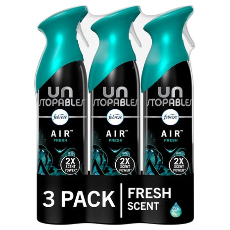 3-Pack Febreze Air Mist Air Freshener Spray