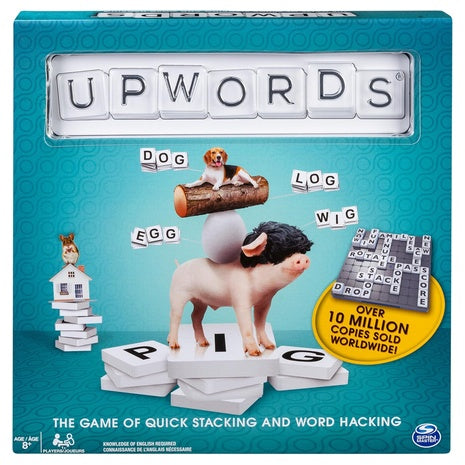 Spin Master Upwords Classic Stacking Word Game
