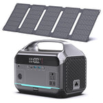 Portable Power Station with 40W Solar Panel