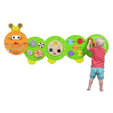 8 Activity Caterpillar Sensory Wall Panel