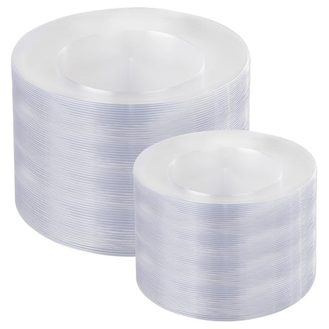 200 Clear Plastic Plates