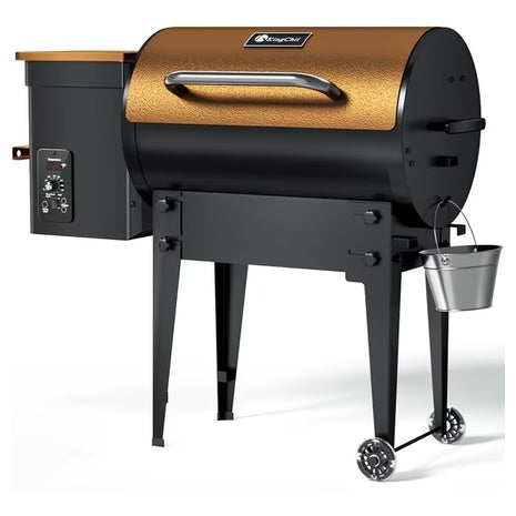 Wood Pellet Smoker & Grill BBQ with Folding Legs