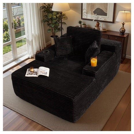 Ovios 67'' Oversized Chaise Lounge Sofa Bed (Various)