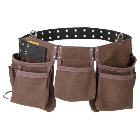 Faux Sede Leather Heavy Duty Tool Pouch Bag
