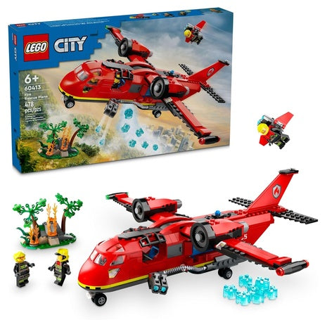 LEGO City Fire Rescue Plane Toy