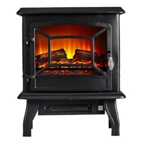 Freestanding Electric Fireplace Stove Heater