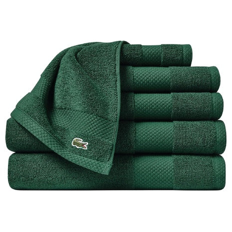 6-Piece Lacoste Supima Cotton Bath Towel Set
