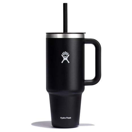 40oz Hydro Flask Insulated Stainless Steel Travel Tumbler W/Lid & Straw