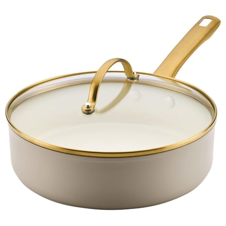 Farberware 3-Quart Ceramic Nonstick Sauté Pan with Lid