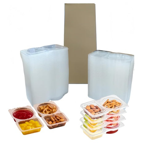 50-Pack Carastora Snack Containers With Lids