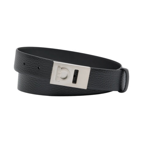 Ferragamo Men's Gancini Reversible Leather Belt