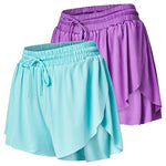 2-Pack Women's Athletic Running Shorts