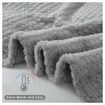 Cozy Reversible Fleece Throw Blanket