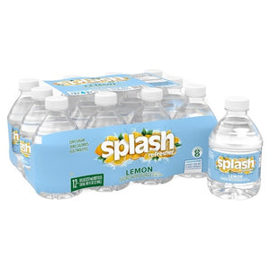 12 Bottles Splash Refresher Flavored Water (Lemon)