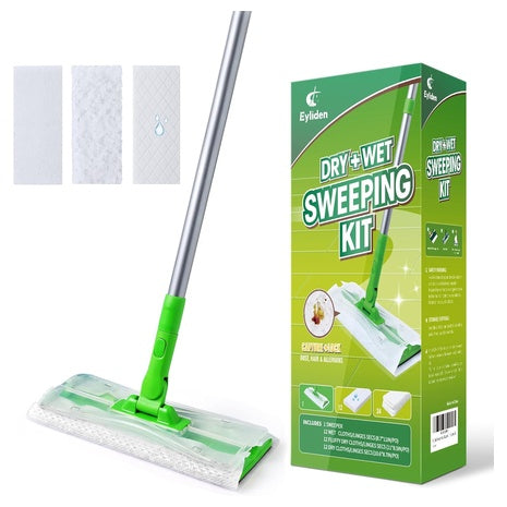 Sweeper Mop Kit with 36 Disposable Refills