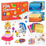 DIY Foil & Pom Poms Art Kit