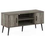 Furinno Claude Mid Century Style Wood Legs TV Stand