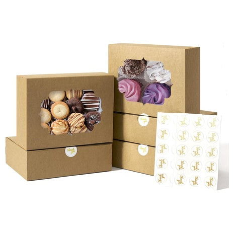 50 Bakery Treat Boxes with Window