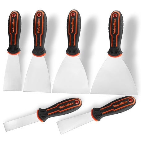 6 Stainless Steel Paint Scraper Tools