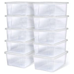 10-Pack Snaplock 6-Qt Storage Bins with Lids