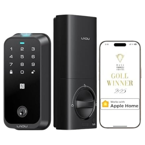 LNDU Fingerprint Smart Keyless Entry Door Lock