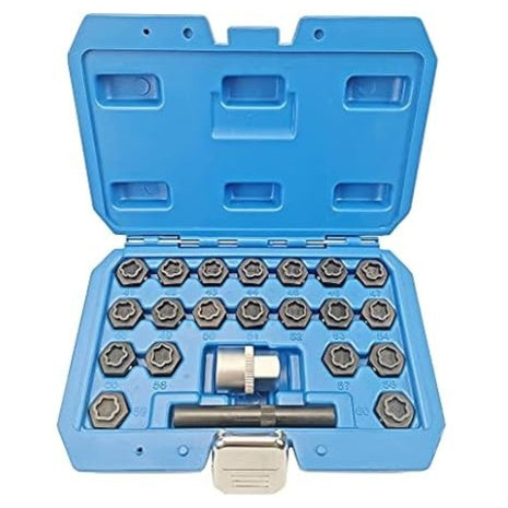 22-Piece Wheel Locking Nut Key Kit Compatible With BMW Series
