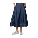 Denim Midi Skirt