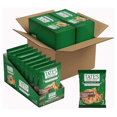 16 Snack Packs Tate’s Chocolate Chip Cookie (OU-D)