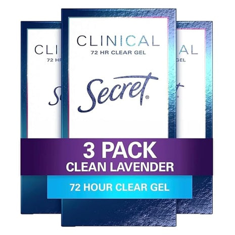 3-Pack Secret Clinical Strength Deodorant