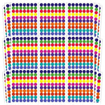 1,400 Colored Dot Stickers