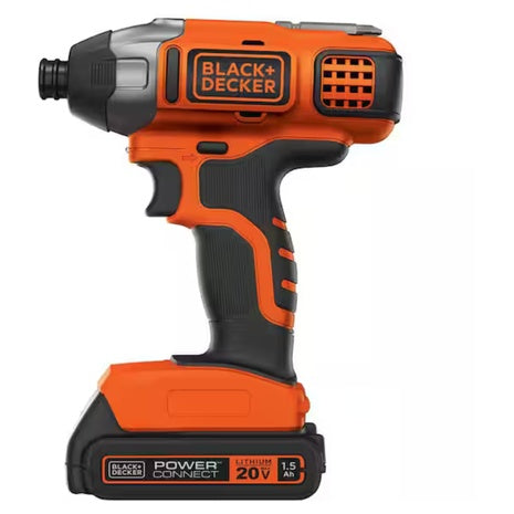 Black+Decker 20V MAX Powerconnect 1/4 Cordless Impact Driver Kit