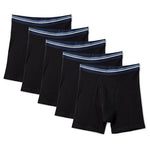 5-Pack Amazon Essentials Men's Breathable Cotton Boxer Briefs