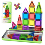 40-Piece Mini Magnetic Tiles Travel Set