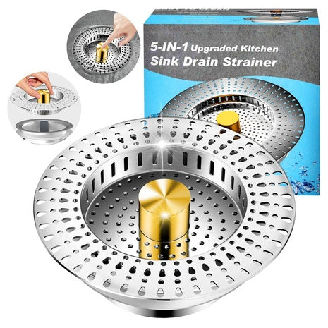 Balavina Kitchen Sink 18/8 Stainless Steel Drain Strainer