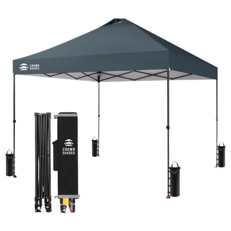 10x10 Pop Up Canopy Patented Center Lock One Push Instant Outdoor Tent (Various)