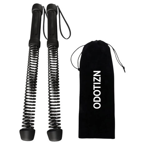Portable Cordless Weighted Ropeless Workout Rope Set (Black)