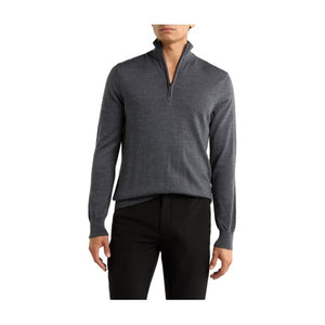 Merino Wool Half Zip Pullover