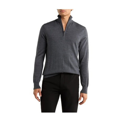 Merino Wool Half Zip Pullover