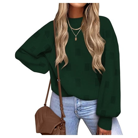 Women's Long Sleeve Textured Sweater (8 Colors)