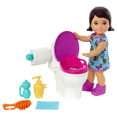 Barbie Skipper Babysitters Playset with Brunette Doll