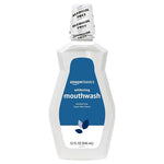 32oz Amazon Basics Teeth Whitening Alcohol Free Clean Mint Mouthwash