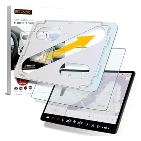 Sumk 15" Tesla Model Y / Model 3 Tempered Glass Screen Protector