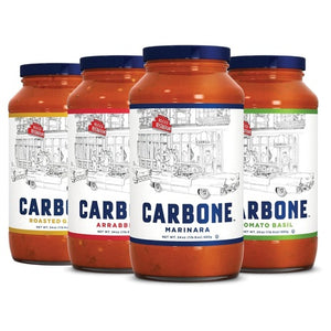 Carbone Pasta Sauce Variety Pack of Tomato Basil