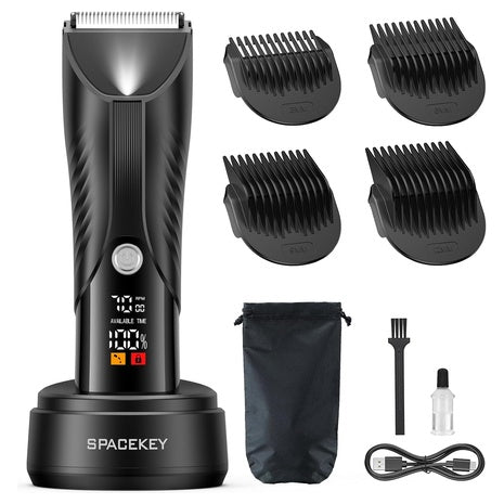Electric Hair Trimmer with LED Light