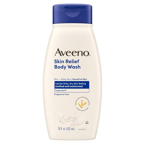 Aveeno Skin Relief Body Wash with Triple Oat Complex (18oz)