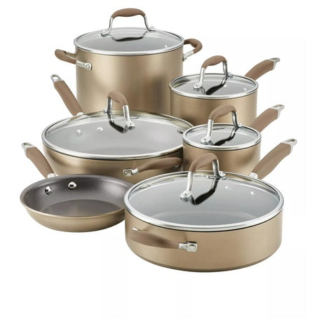 11-Piece Anolon Advanced Home Hard Anodized Nonstick Cookware Set