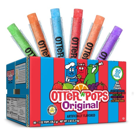 80 Otter Pops Freezer Bars